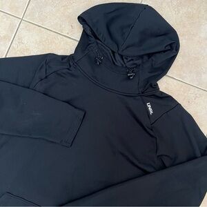 UNRL Hoodie Mens Large Crossover II Black Performance Stretch Pullover Golf